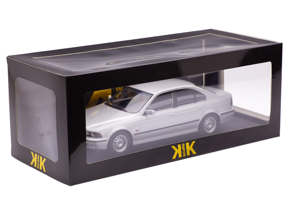 BMW 530d E39 Sedan 1995 silver 1:18 KK Scale