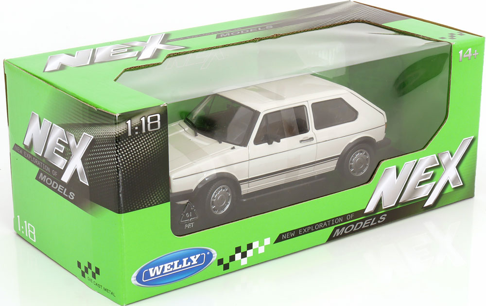 Volkswagen Golf I GTi white 1:18 Welly