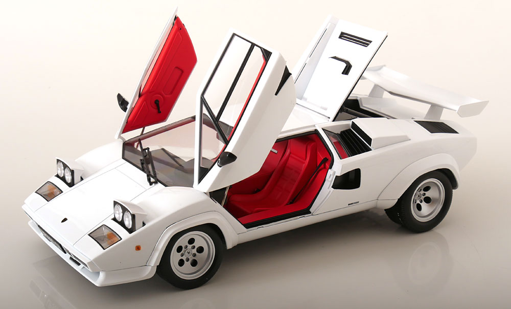 Lamborghini Countach LP 5000S QV 1985 white 1:12 KK Scale
