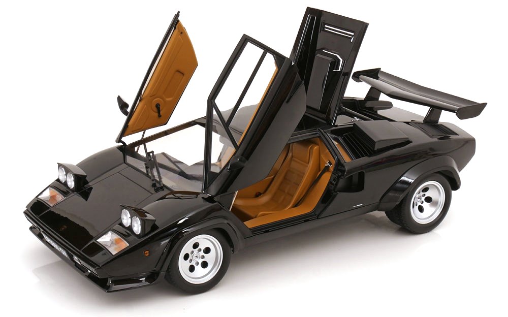 Lamborghini Countach LP 5000S QV 1985 black 1:12 KK Scale