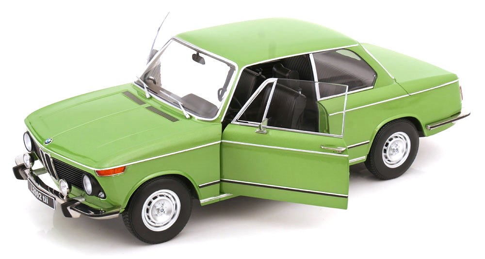 BMW L2002 Tii 2-Series 1974 green metallic 1:12 KK Scale