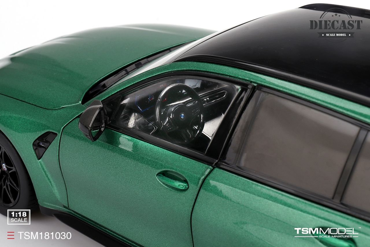 BMW M3 Touring G81 2023 Isle of Man green metallic 1:18 TSM Model
