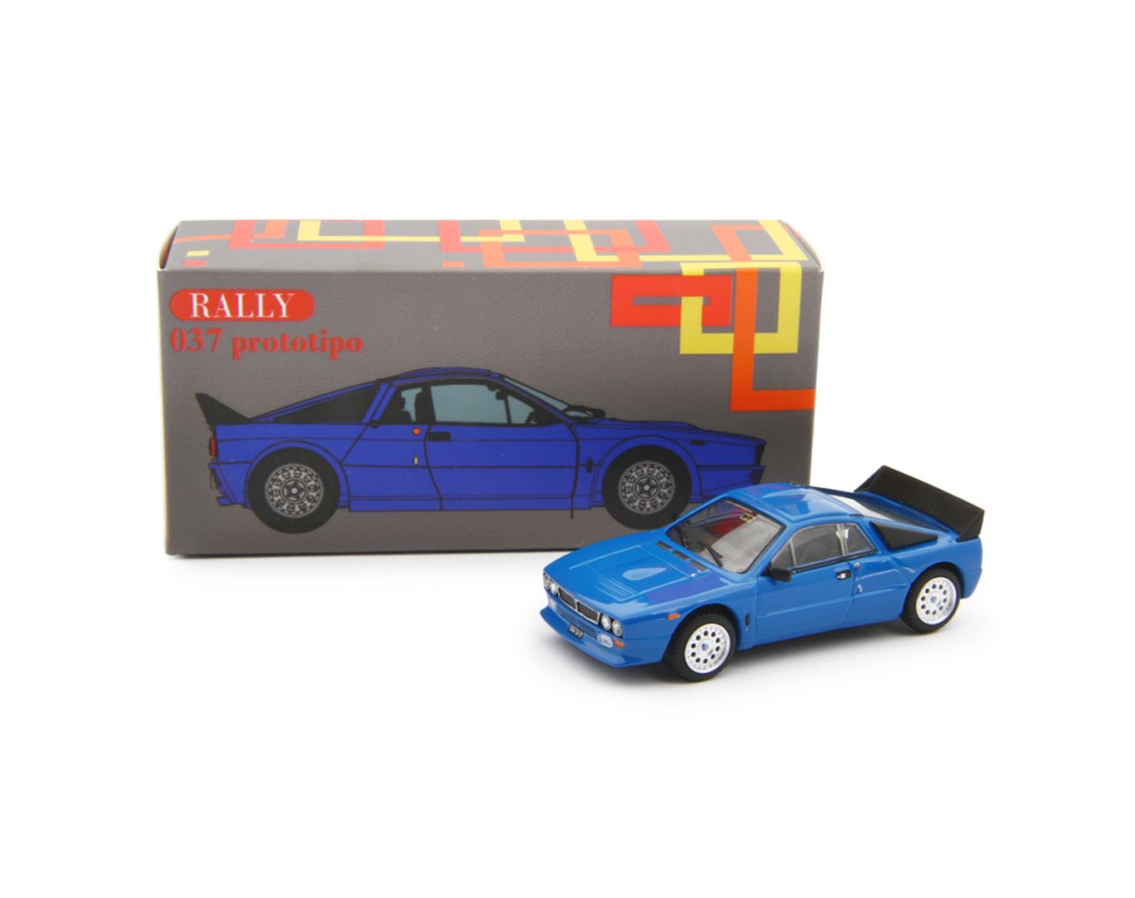 Lancia 037 Rally Stradale Prototipo 1982 blue 1:64 Laudoracing Model