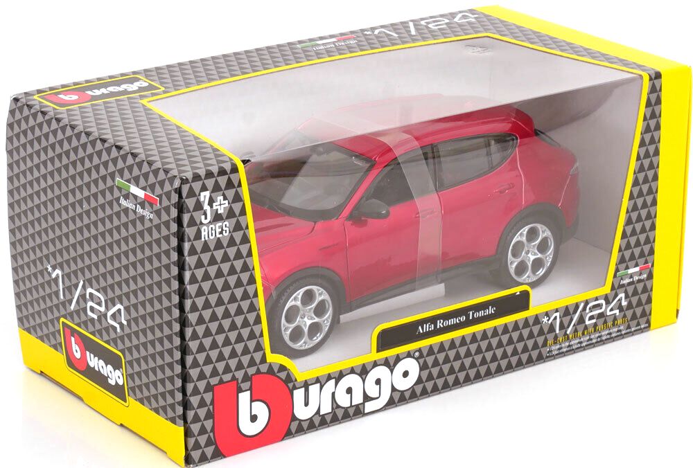 Alfa Romeo Tonale 2023 red 1:24 Bburago