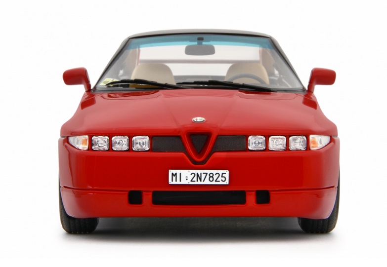 Alfa Romeo SZ (Es 30) 1989 red metallic 1:18 Laudoracing Model