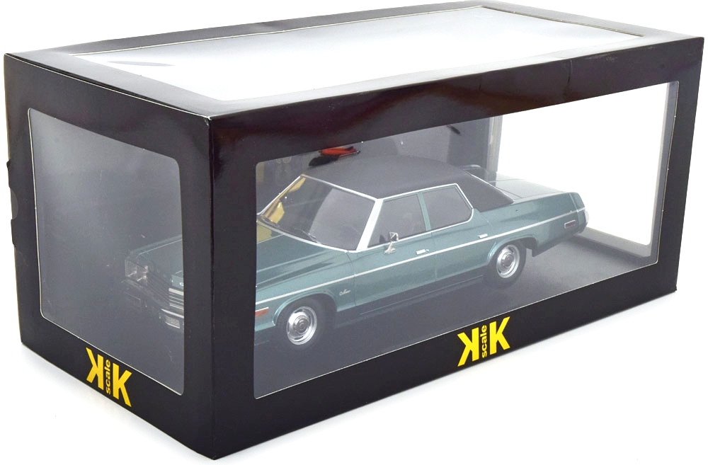 Dodge Monaco 1974 green/black metallic 1:18 KK Scale