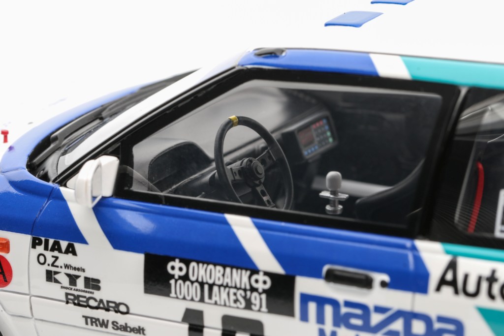Mazda 323 GTX Gr.A #10 T. Mäkinen 1000 Lakes Rally 1991 1:18 OttOmobile