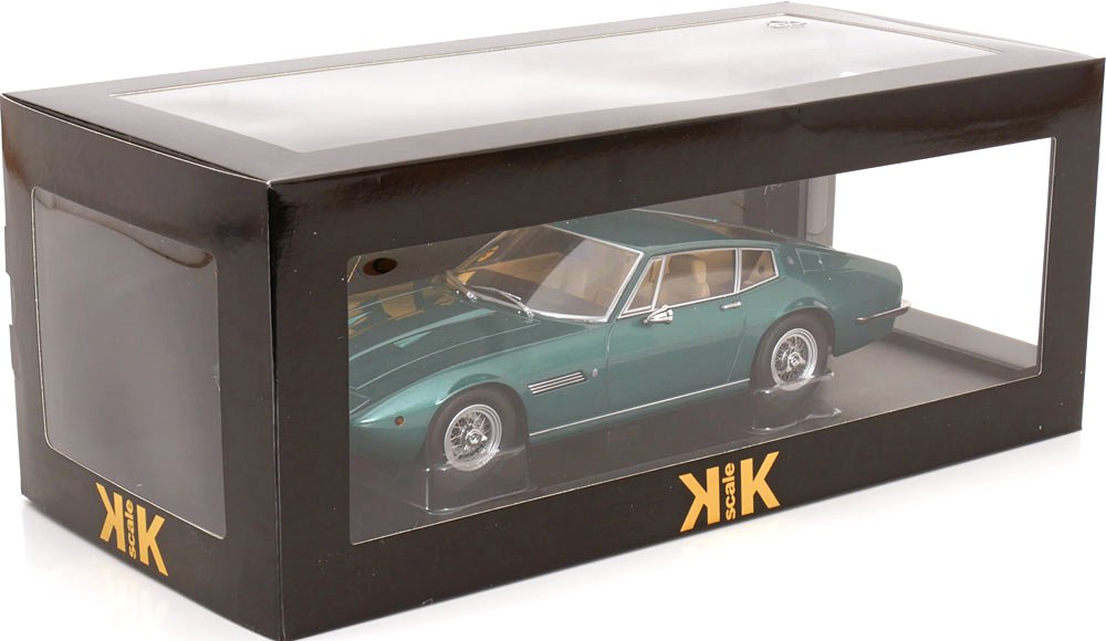 Maserati Ghibli Coupe 1969 green metallic 1:18 KK Scale
