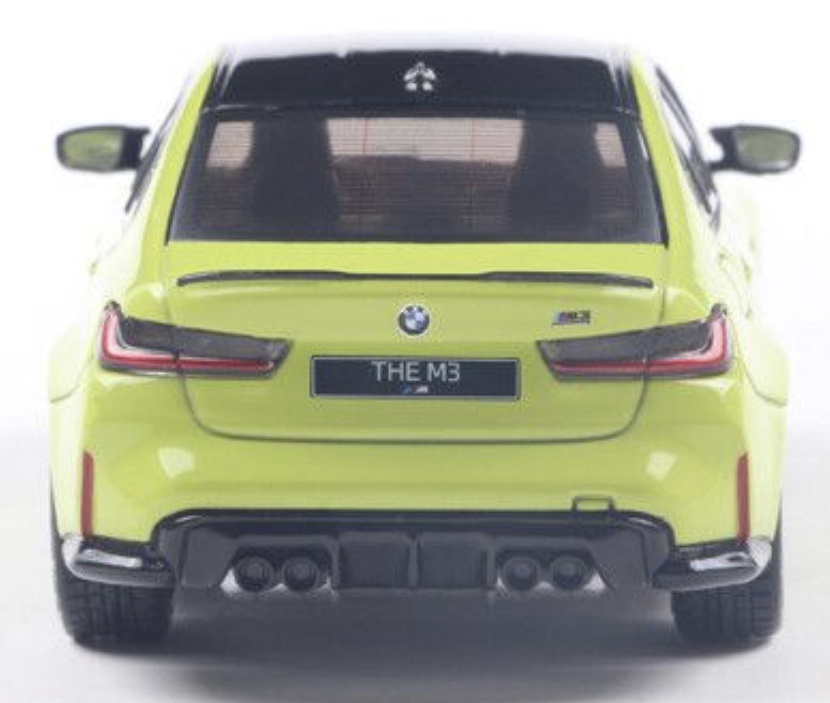 BMW M3 Competition Sedan 2023 Sao Paulo yellow 1:43 Solido