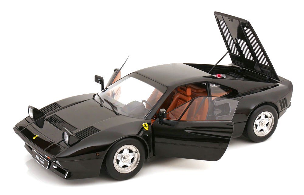 Ferrari 288 GTO 1984 black 1:12 KK Scale
