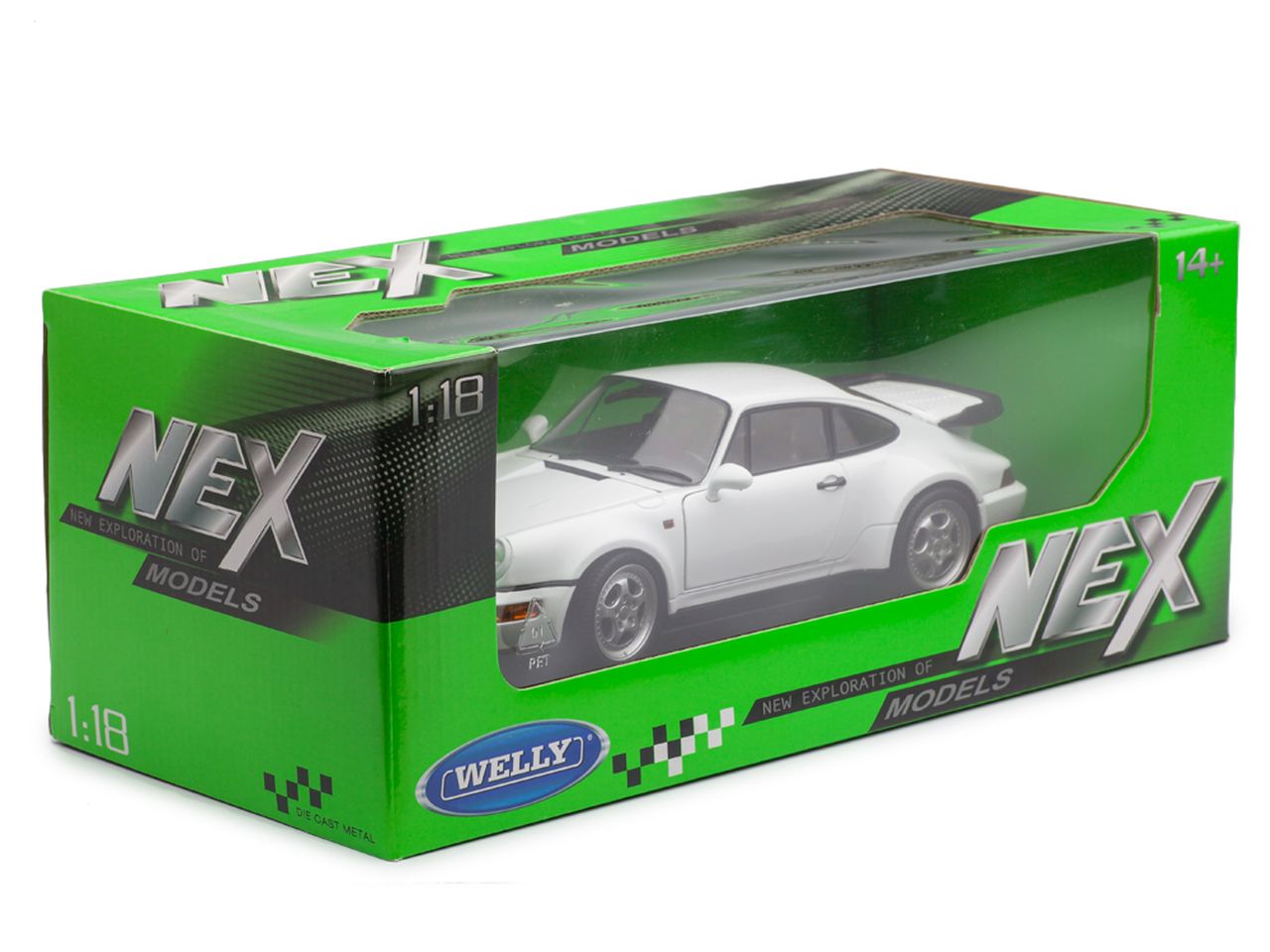 Porsche 911 Turbo (964) white 1:18 Welly