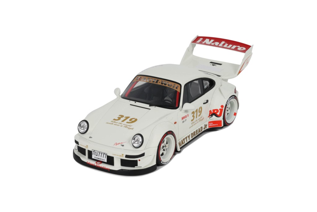 Miniature RWB Porsche Natty Dread Junior 2024 Blanche - GT Spirit 1/18 (GT489)
