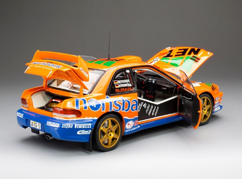 Subaru Impreza WRC S5 #1 A.Kremer/F.Berßen Winner ADAC Rallye Deutschland 1999 1:18 Sun Star