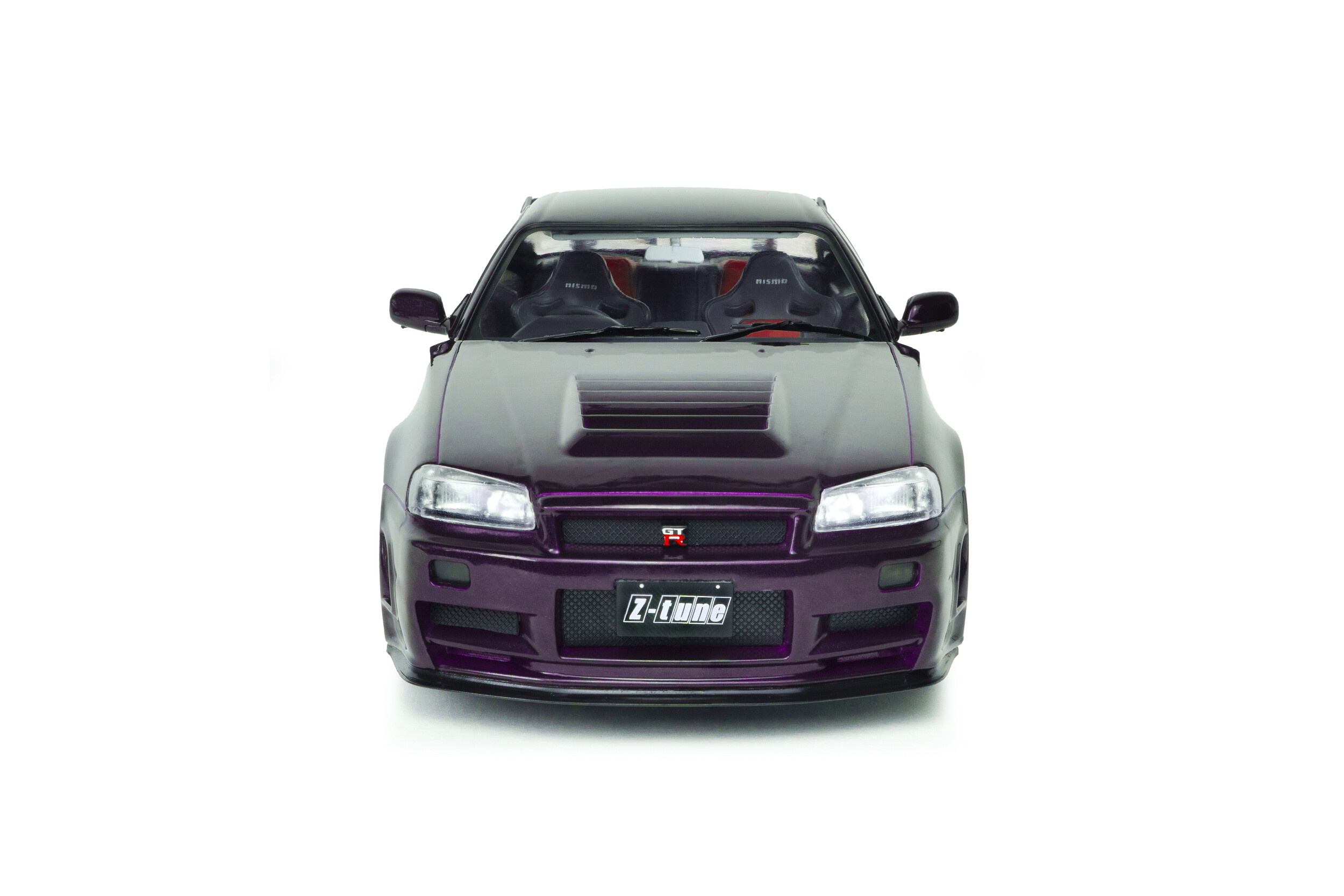 Nissan Skyline R34 GT-R Z Tune 1999 midnight purple 1:18 Solido