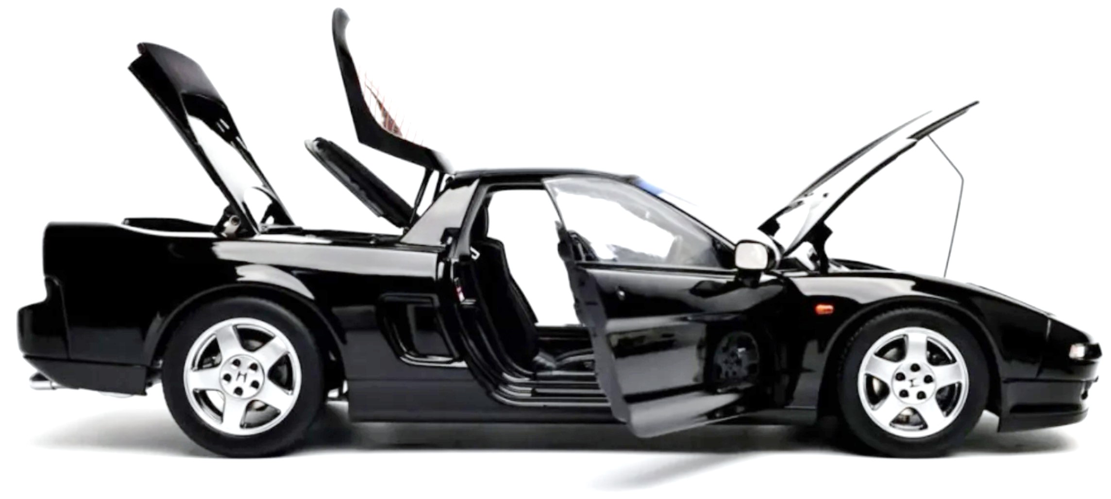 Honda NSX-NA1 black 1:18 LCD Model