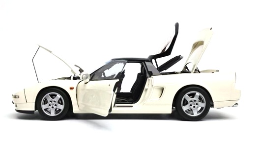 Honda NSX-NA1 white 1:18 LCD Model