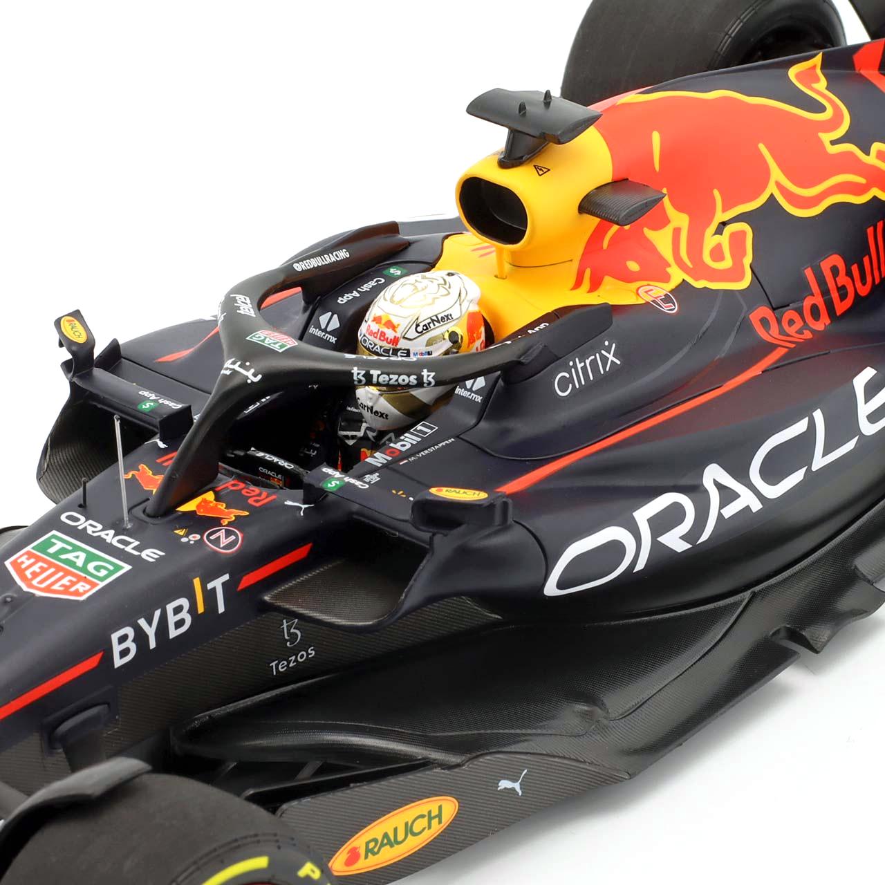 Red Bull RB18 #1 M. Verstappen Winner Saudi Arabia World Champion 2022 1:18 Minichamps