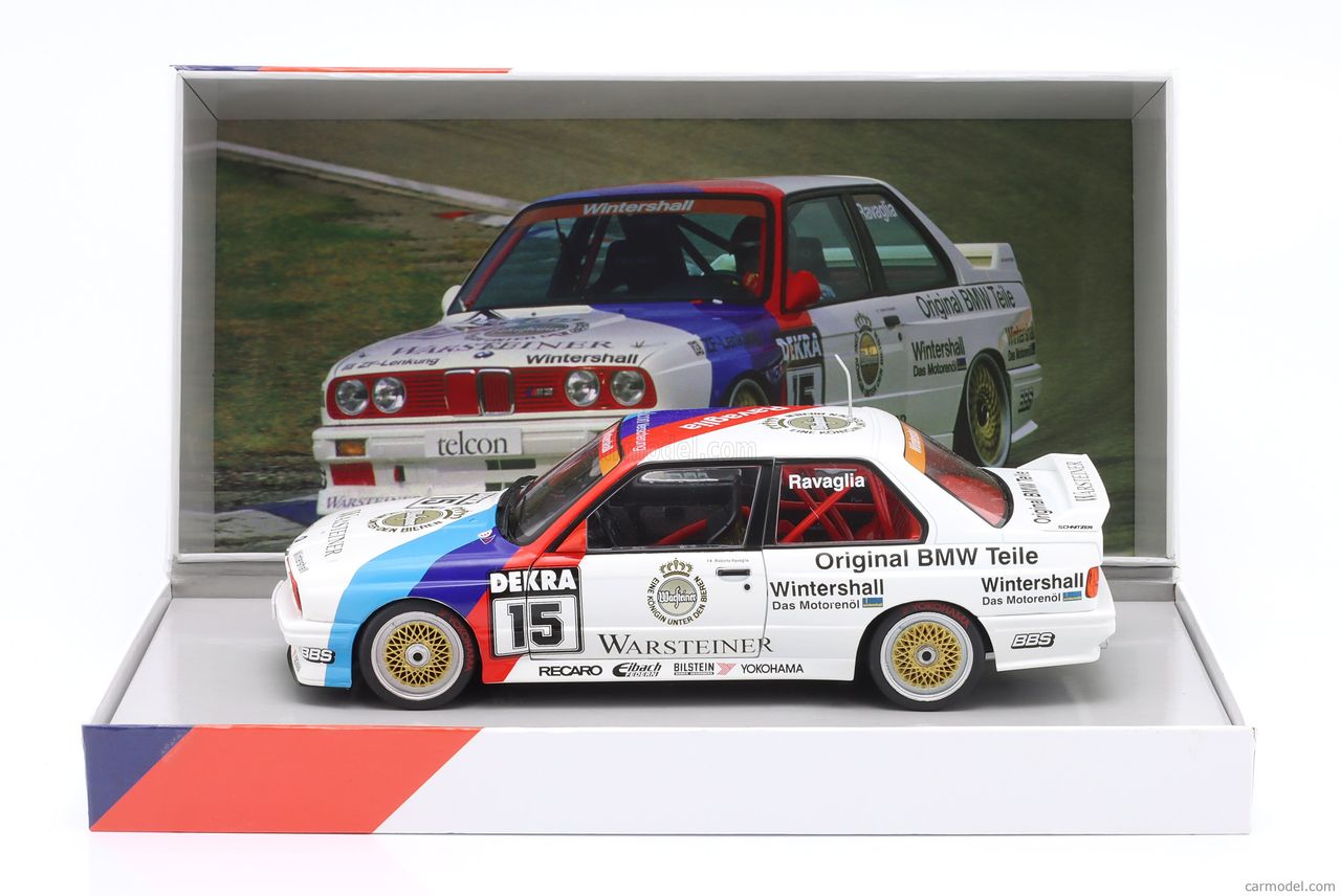 BMW M3 E30 Team Schnitzer Warsteiner #15 R.Ravaglia Winner DTM 1989 1:18 Werk83