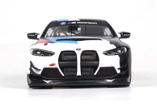 BMW M4 GT4 2022 white presentation 1:18 OttOmobile