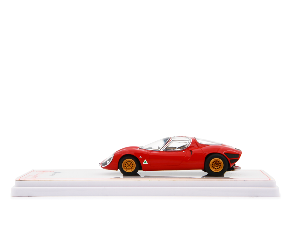 Alfa Romeo 33 Coupè Stradale 1967 Museum Version red 1:43 Laudoracing Models