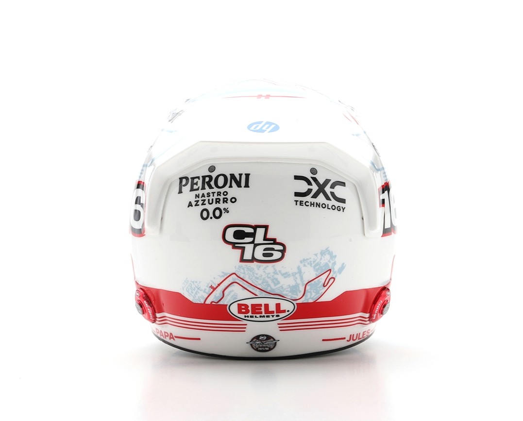 Helmet - Charles Leclerc - Scuderia Ferrari HP 2nd Monaco GP 2025 1:5 Look Smart Models