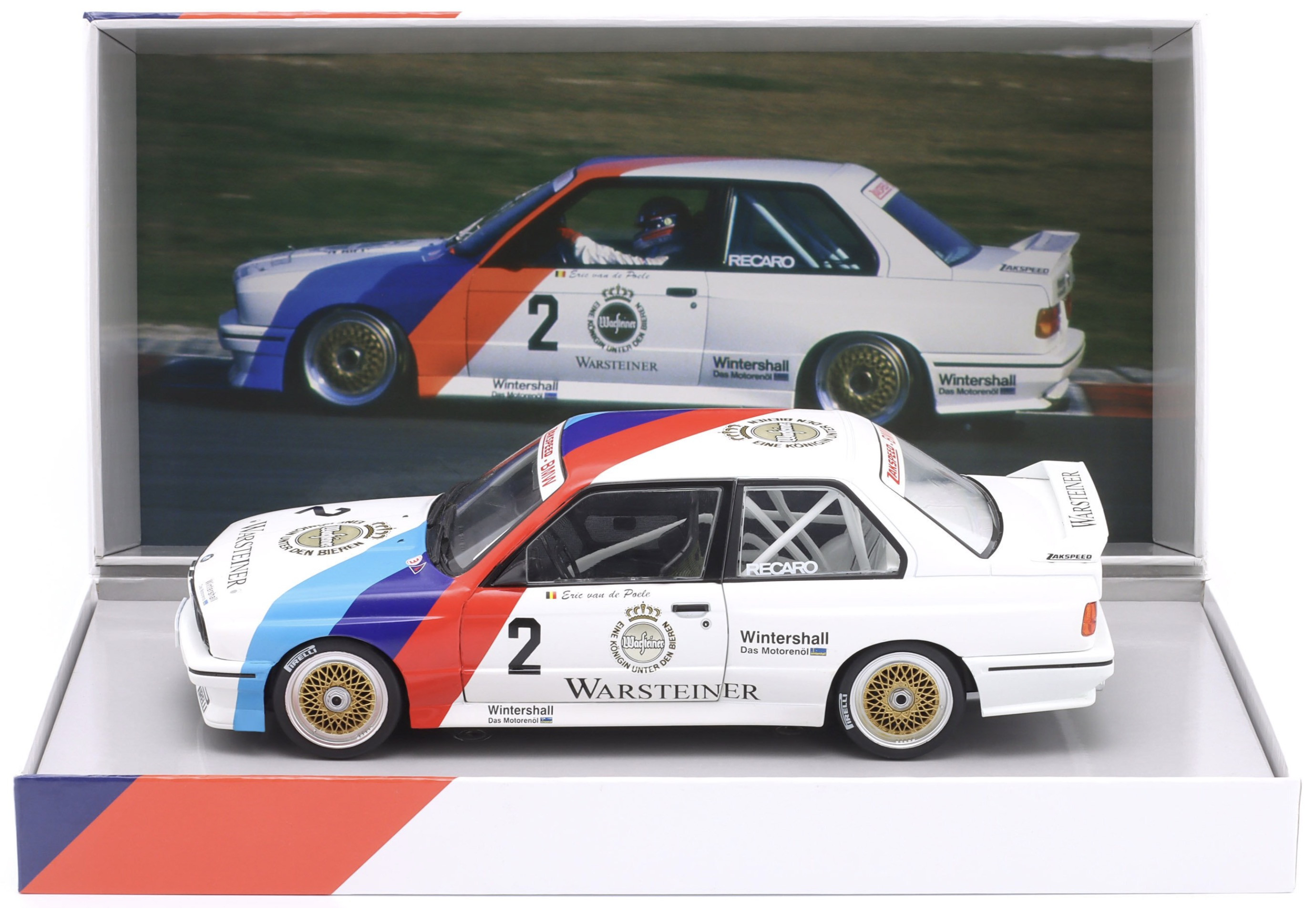 BMW 3-Series M3 E30 Team Zakspeed BMW #2 E.van de Poele Champion DTM 1987 1:18 Werk83