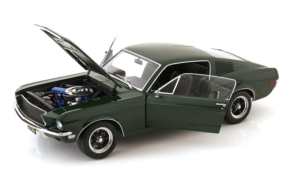 Ford Mustang GT Fastback 1968 dark green 1:12 KK Scale