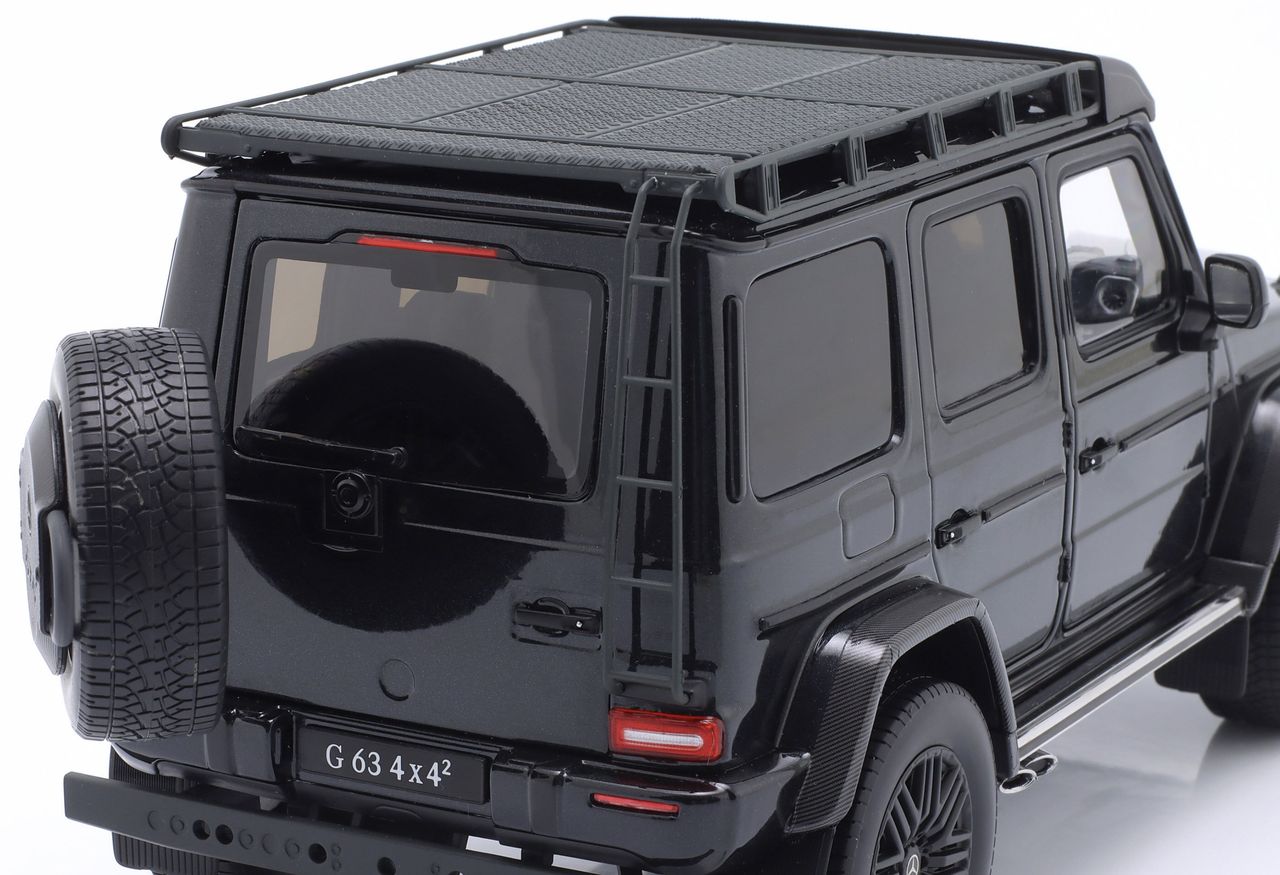 Mercedes-Benz G-Class G63 AMG V8 Biturbo 4x4 2022 black metallic 1:18 iScale