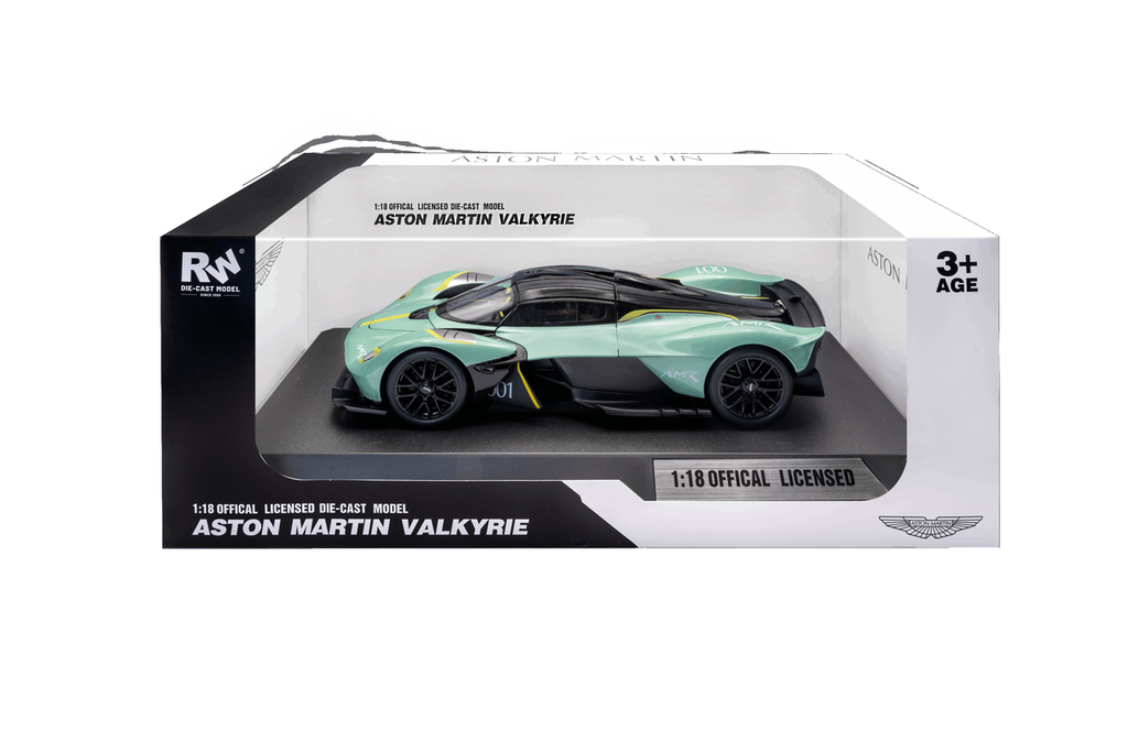 Aston Martin Valkyrie apple tree green 1:18 RE.EL Toys