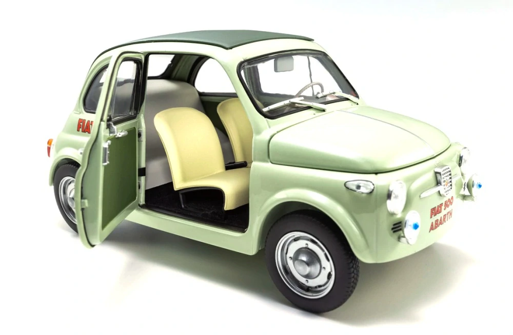 Fiat 500 Abarth Record 1958 green 1:18 Kyosho