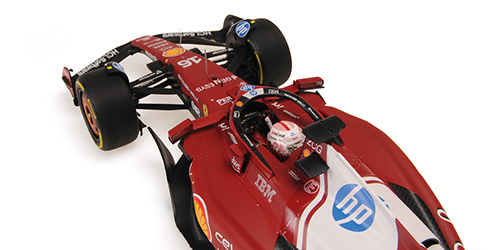 Ferrari SF-25 #16 C.Leclerc Sprint Race China GP 2025 with Driver Figurine 1:18 B.B.R.