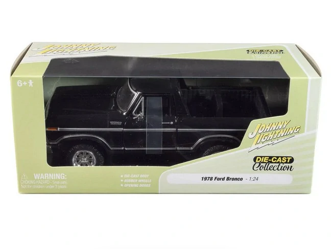 Ford Bronco 1978 black 1:24 Johnny Lightning