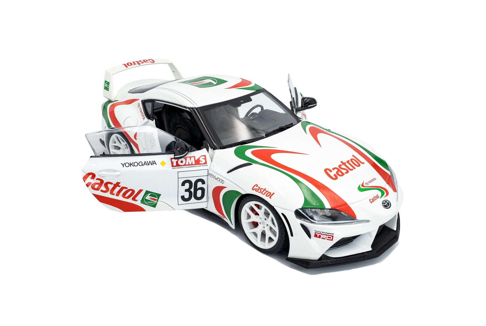 Toyota GR Supra Toyota Racing Tribute 2024 white 1:18 Solido