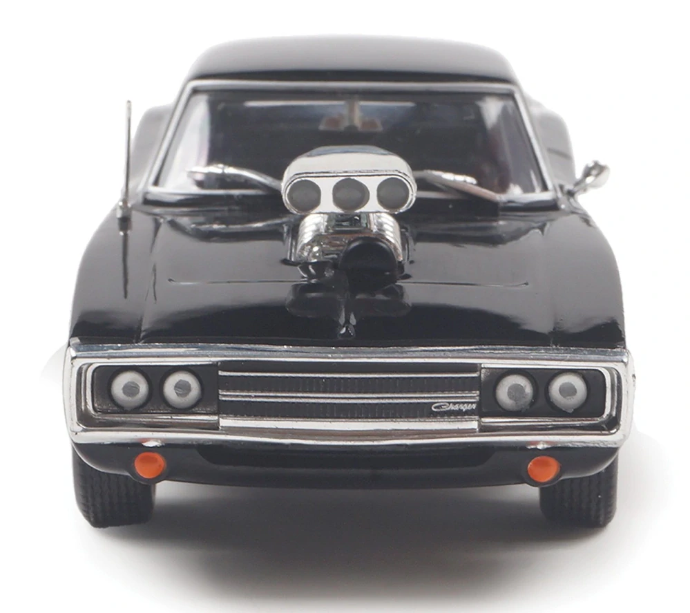 Dodge Charger with Blown Engine 1970 black 1:43 Ixo America