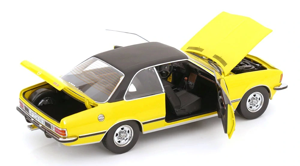 Opel Commodore B GS/E Coupé 1975 brillant yellow 1:18 Touring Modelcars