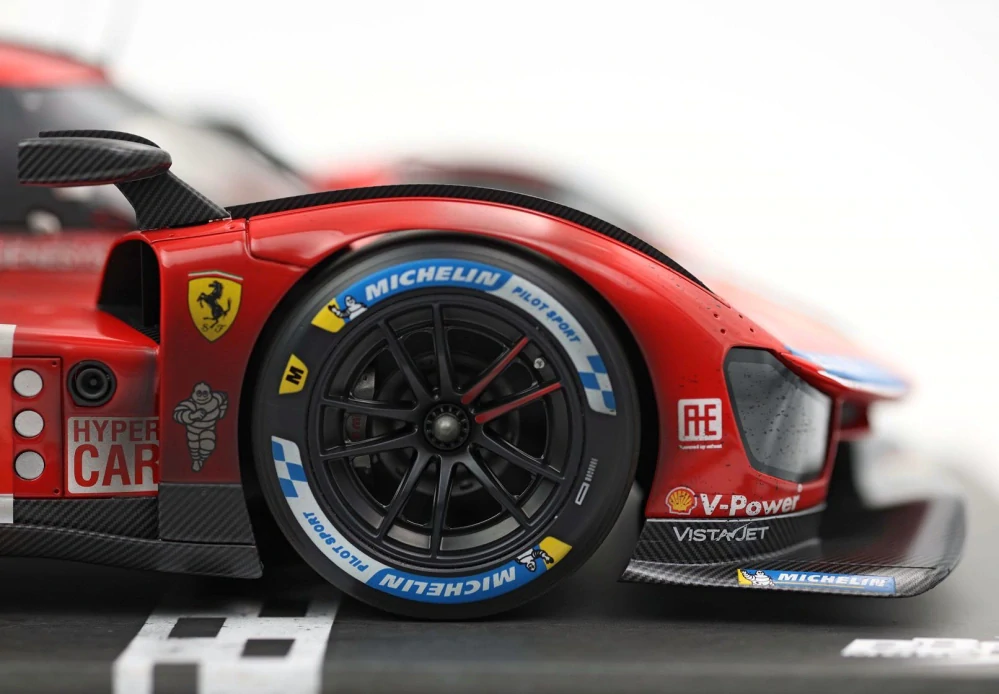 Ferrari 499P Dirty #51 Pier Guidi/Calado/Giovinazzi Winner 24H Le Mans 2023 1:12 B.B.R.