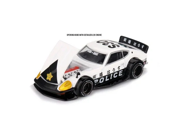 Nissan Fairlady 1978 Z Kaido GT Police 1:64 Mini GT