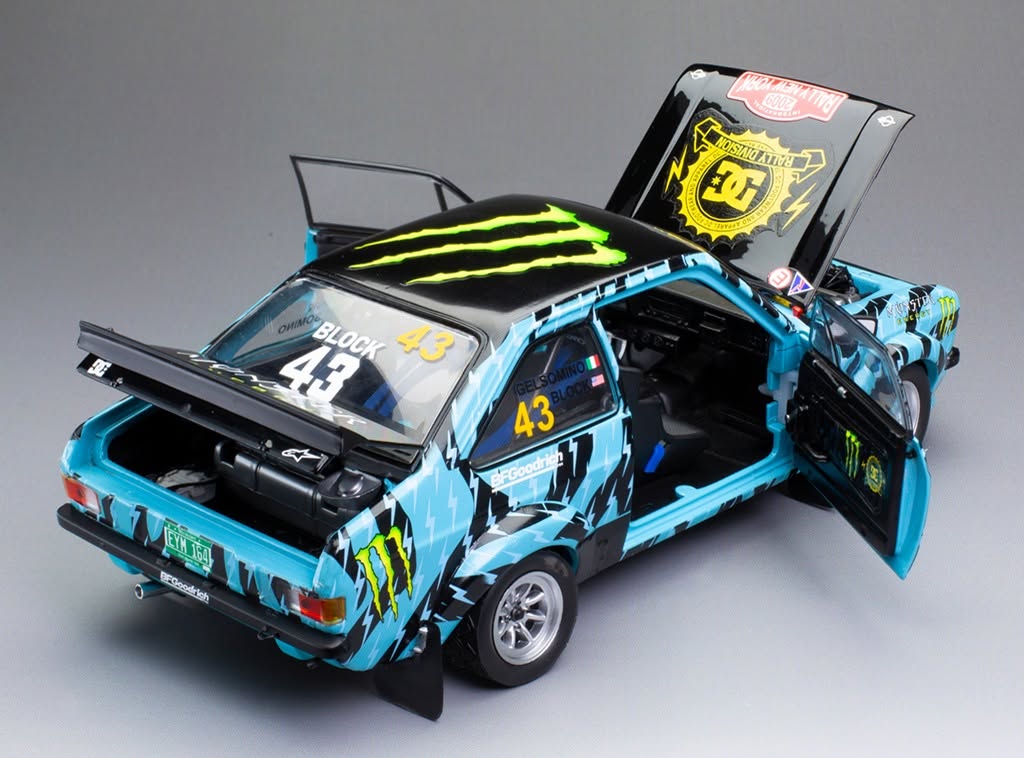 Ford England Escort MKII RS1800 #43 Block/Gelsomino Rally New York 2009 1:18 Sun Star
