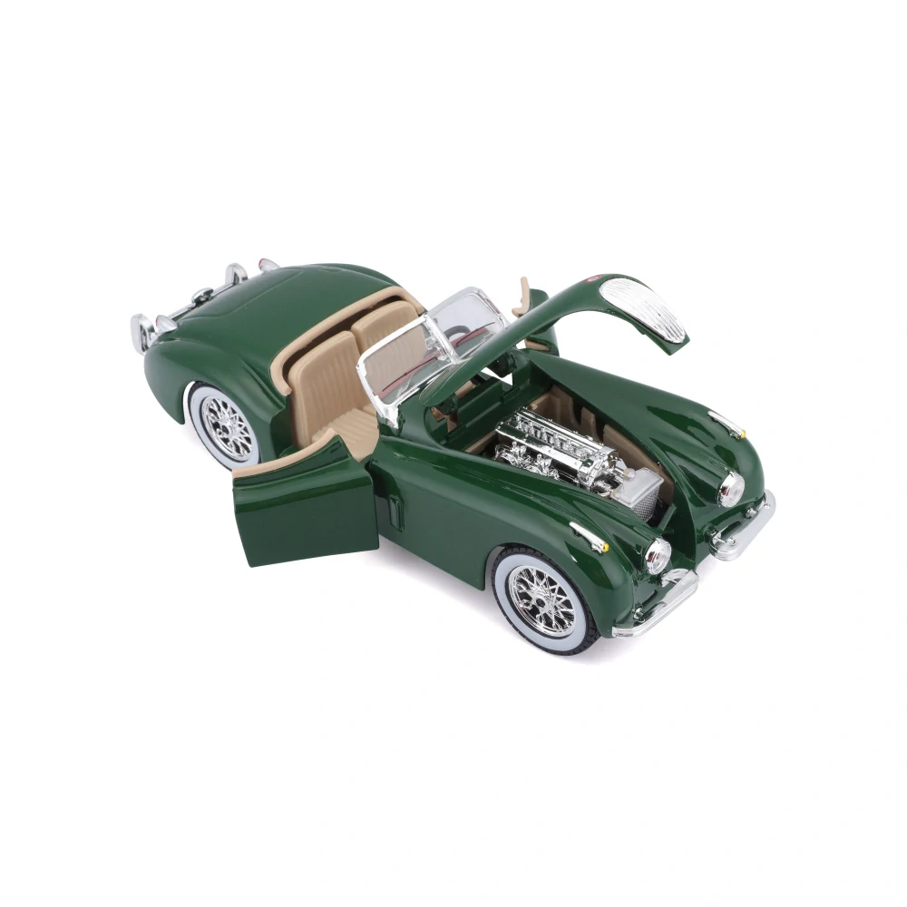 Jaguar XK 120 Cabriolet 1948 green 1:24 Bburago