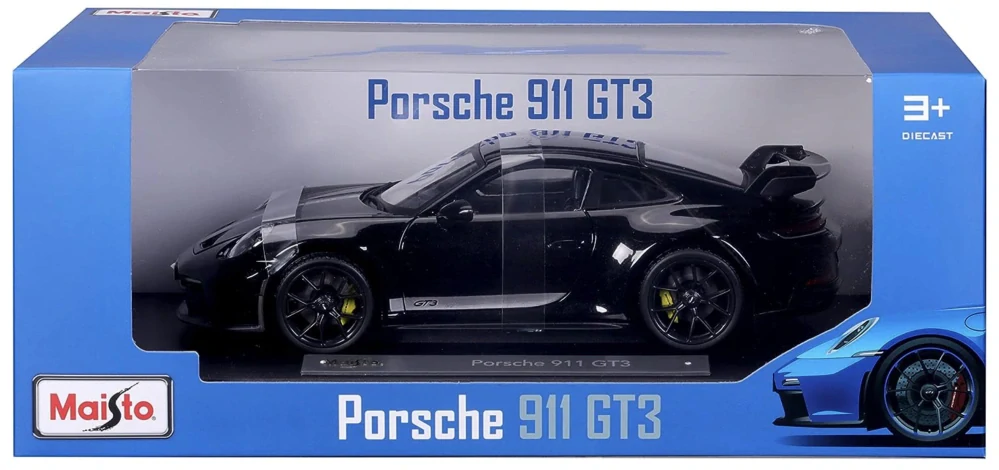 Porsche 911 GT3 2022 black 1:18 Maisto