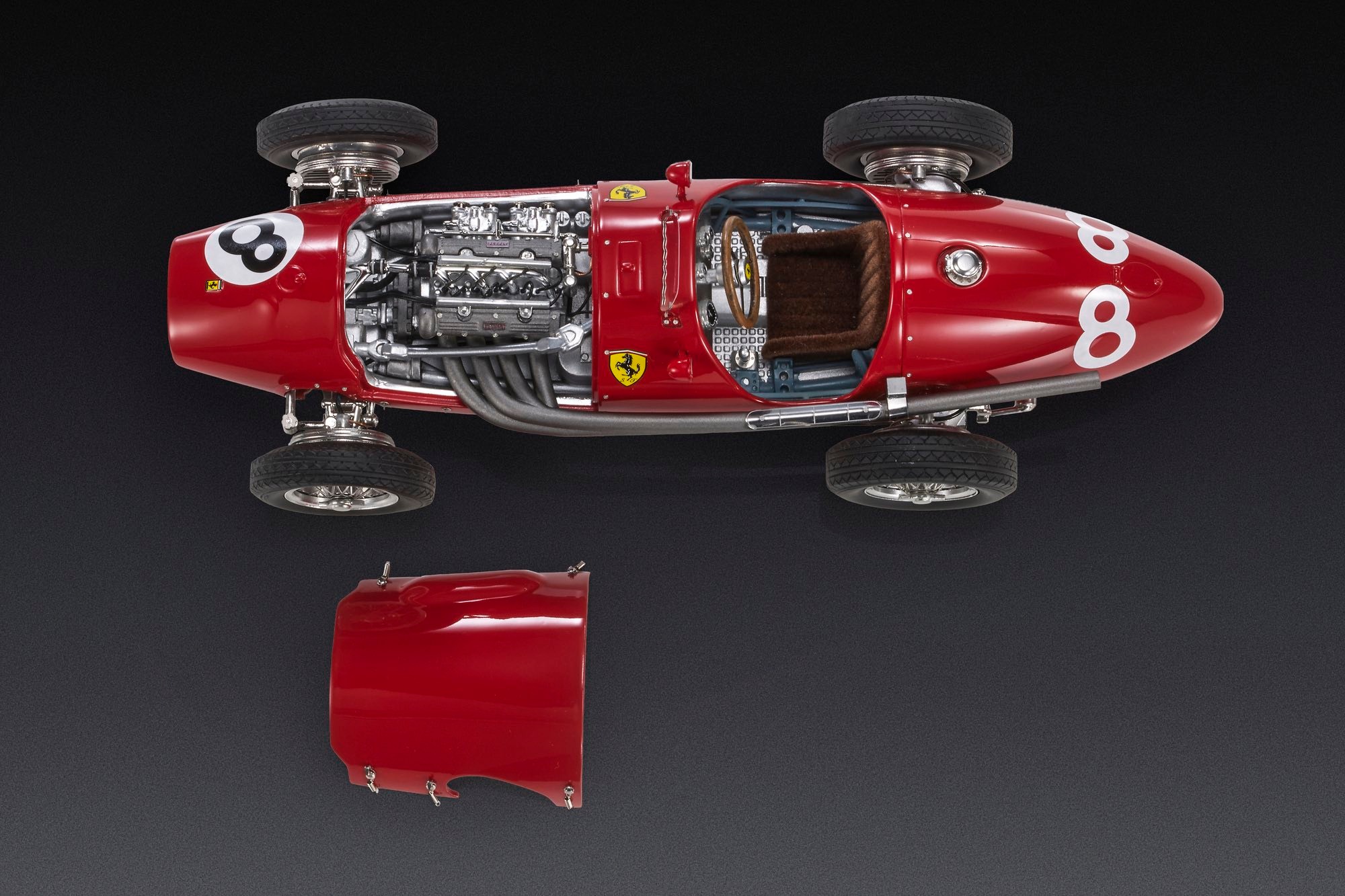 Ferrari F1 500 F2 Scuderia Ferrari #8 M.Hawthorn 5th British GP 1953 1:12 GP Replicas