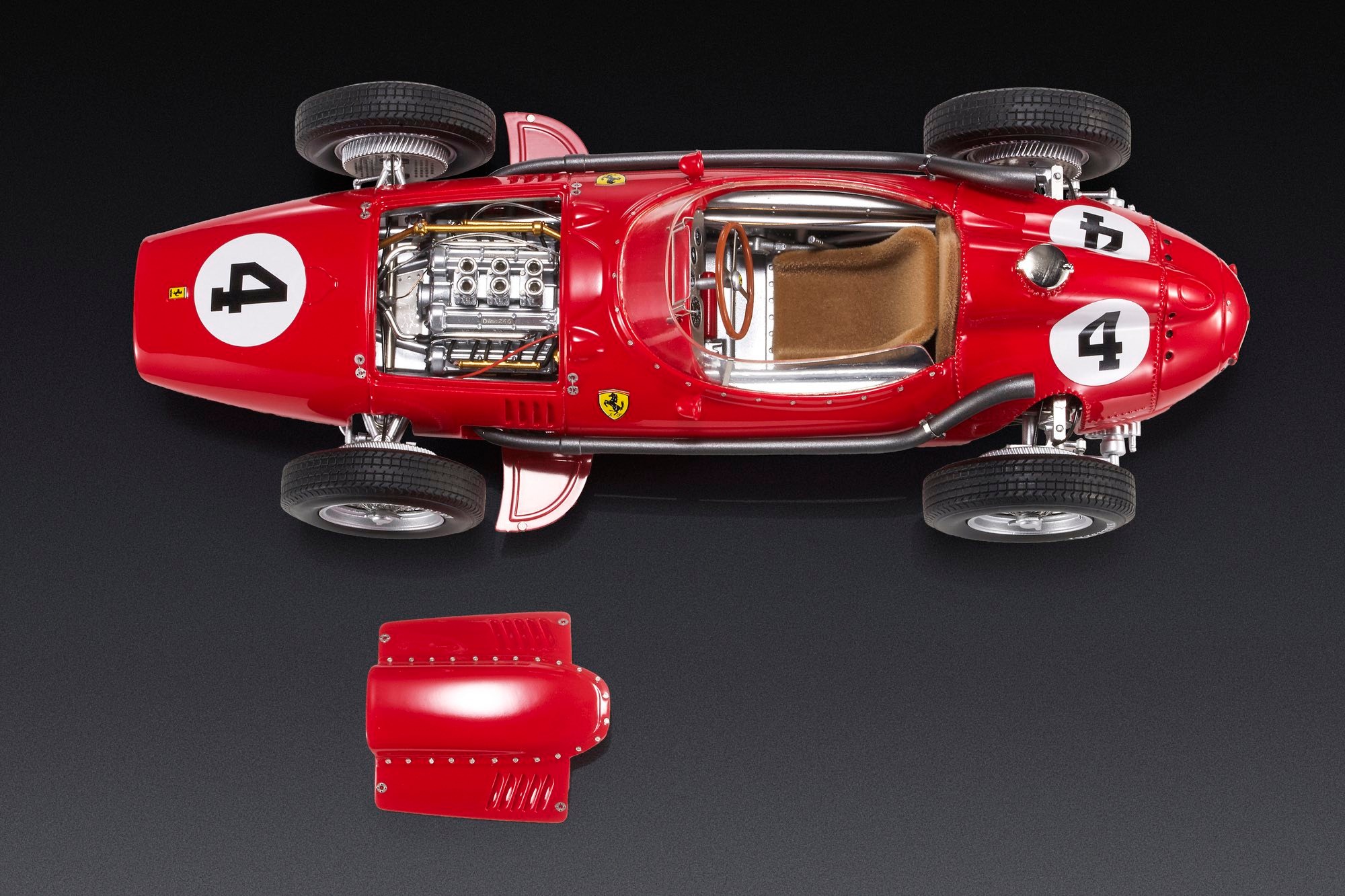 Ferrari F1 Dino 246 Scuderia Ferrari #4 M.Hawthorn Winner French GP 1958 World Champion 1:12 GP Replicas