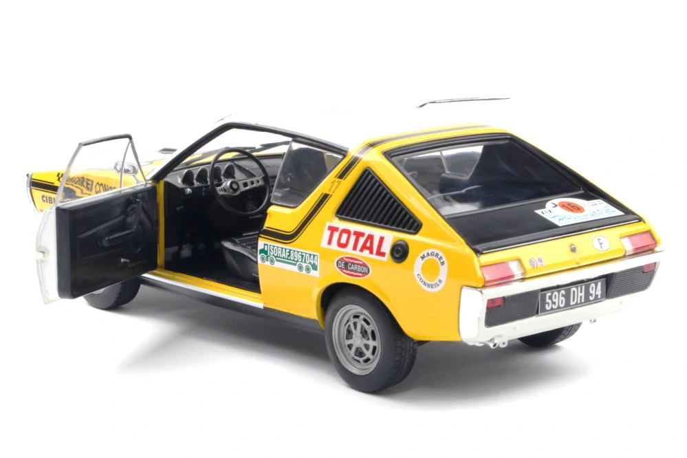 Renault 17 PH.1 #23 Prive/Tilber Rallye du Maroc 1976 1:18 Solido