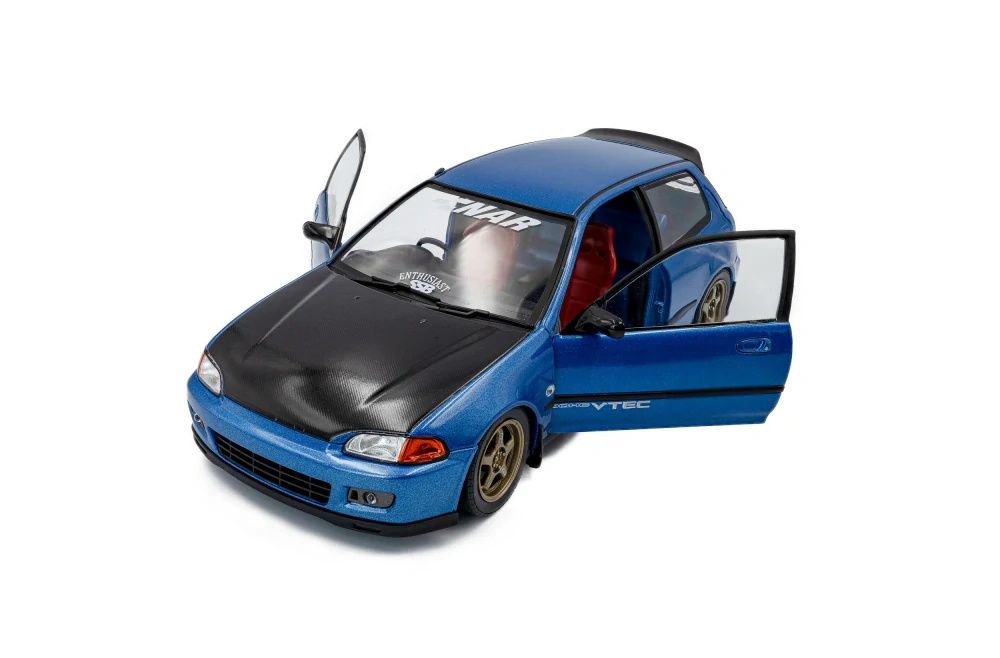 Honda Civic EG6 Solido Works 1991 cobalt blue pearl 1:18 Solido