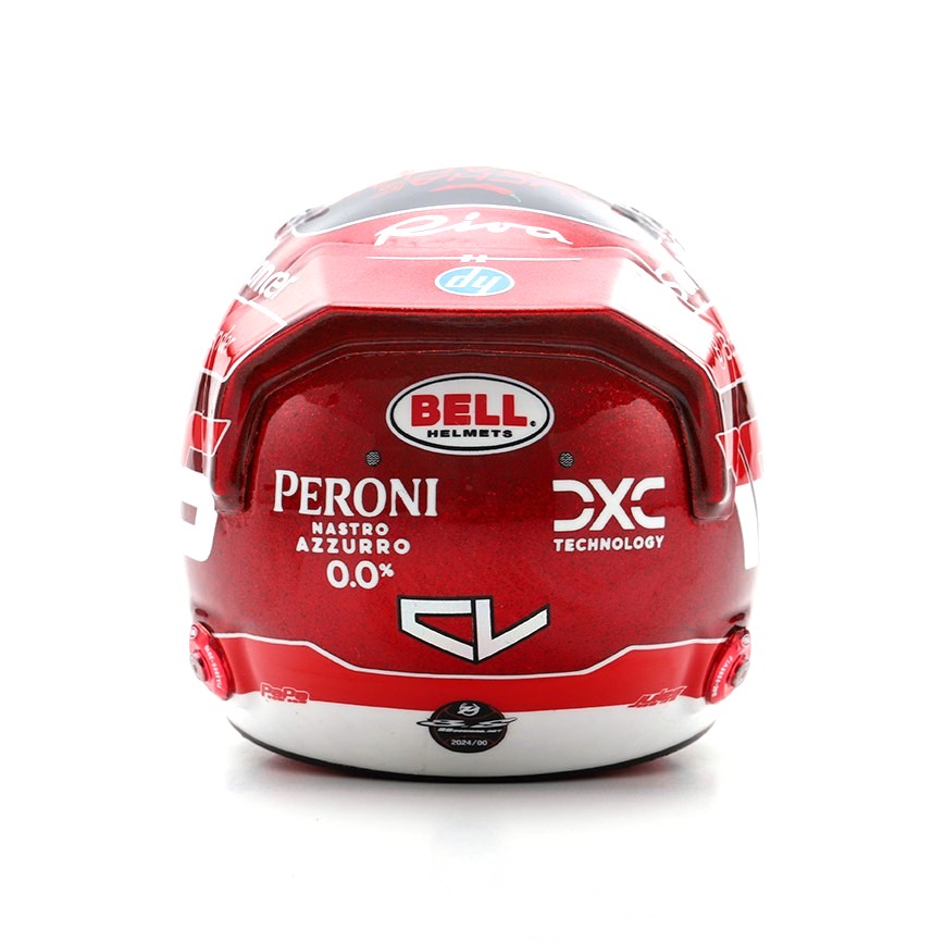 Helmet - Charles Leclerc - Abu Dhabi GP 2024 1:5 Look Smart Models