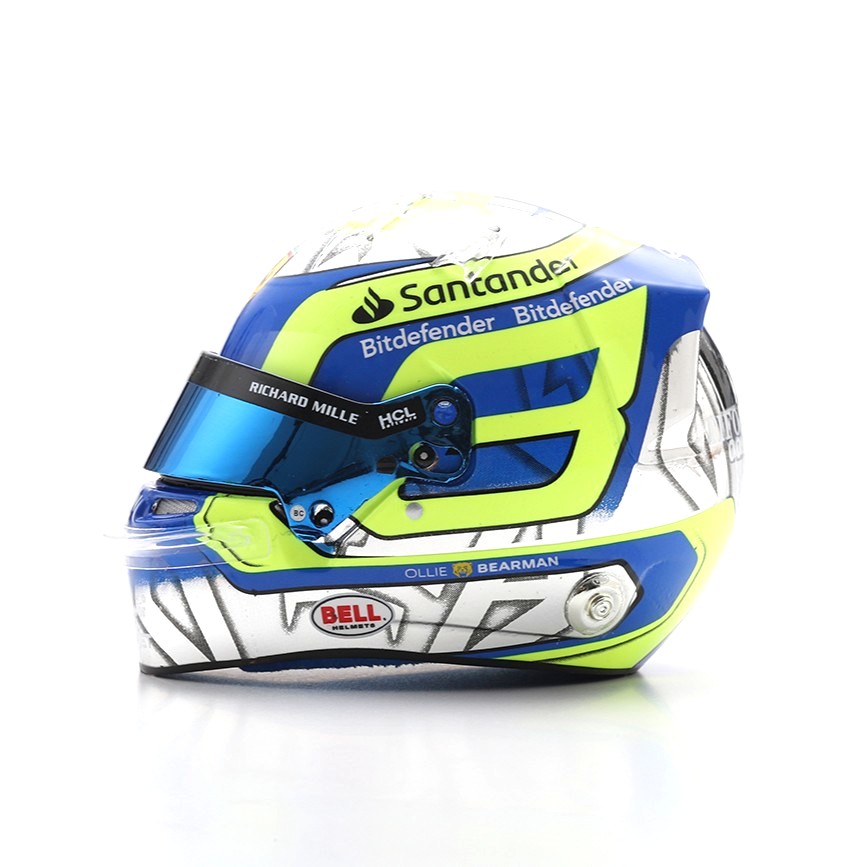 Helmet - Oliver Bearman - Saudi Arabian GP 2024 1:5 Look Smart Models