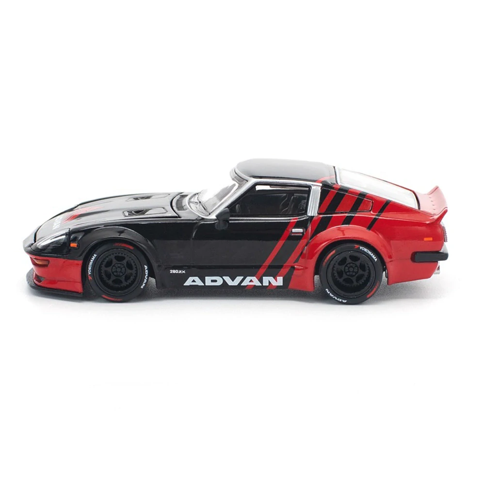 Nissan Pandem 280ZX *Advan* black/red 1:64 Pop Race