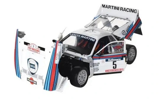 Lancia 037 #5 Alen/Kiwimaki Winner Tour de Corse 1984 with Light and Sound 1:8 Ixo Models 
