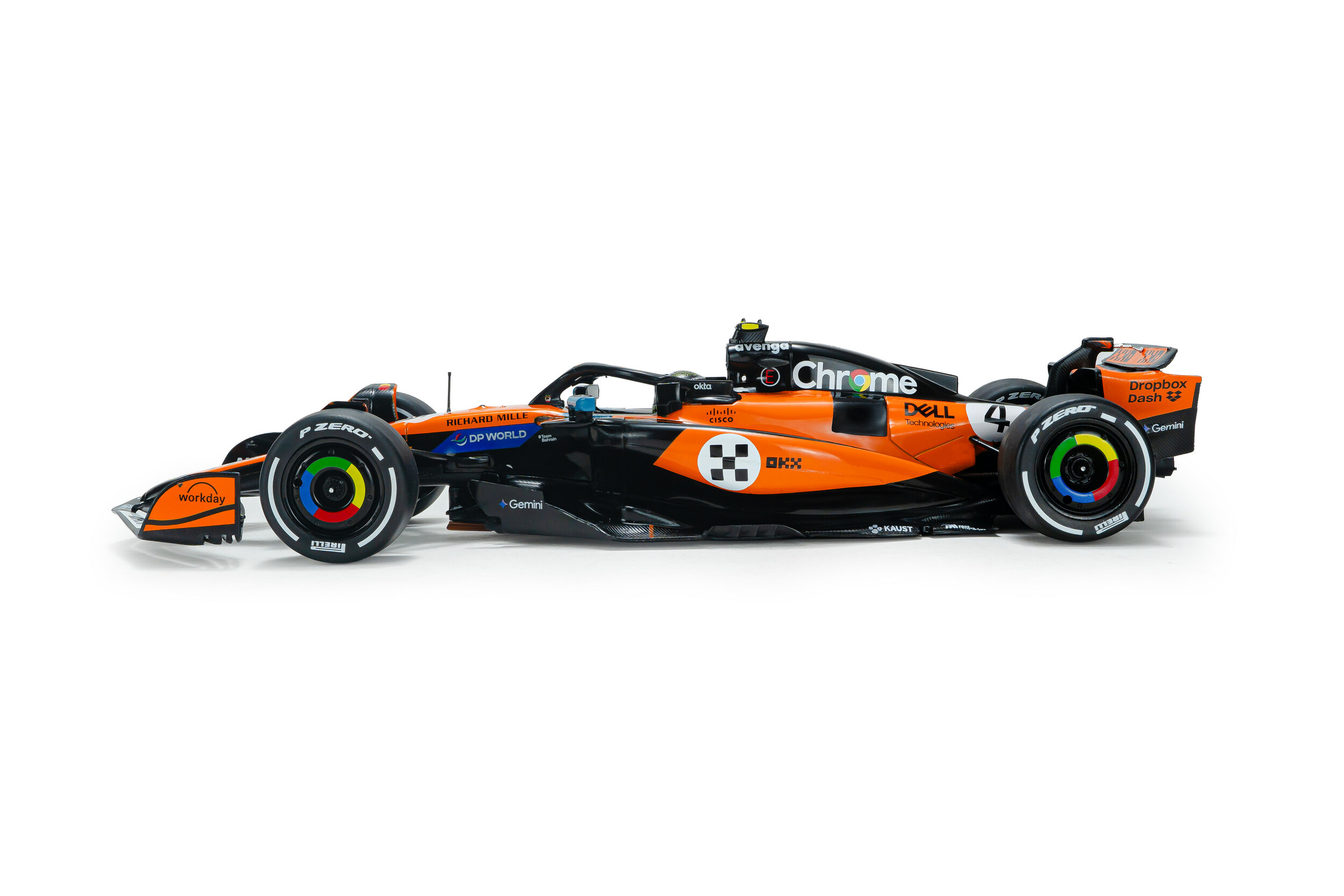 McLaren MCL39 #4 L.Norris Monaco GP 2025 1:18 Solido