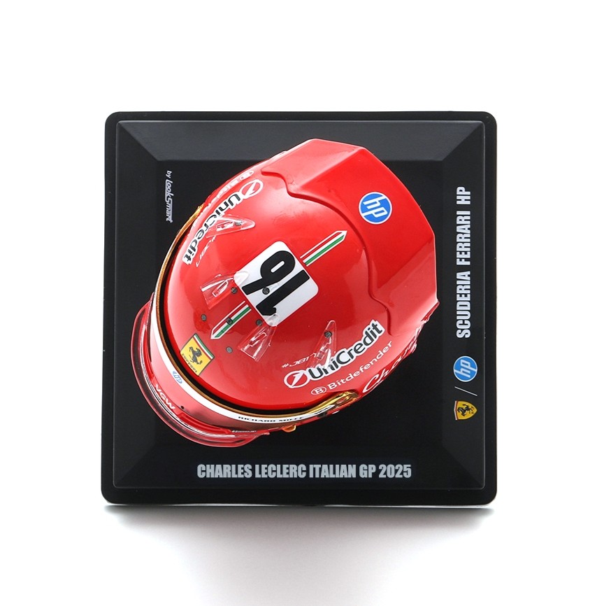 Helmet - Charles Leclerc - Team Ferrari HP Monza GP 2025 1:5 Look Smart Models